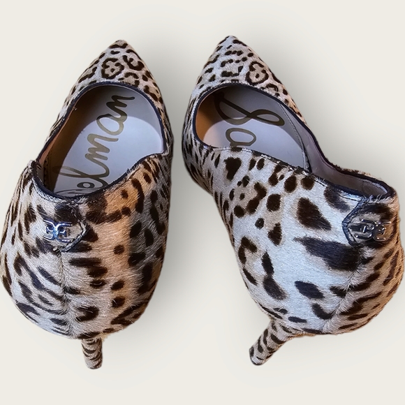 Sam Edelman Leopard Calf Hair Margie Pumps 10.5 - Picture 10 of 13